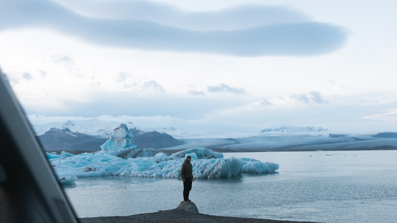 Côte glacée d’Islande.