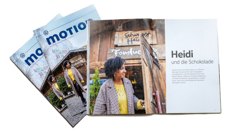 Rebranding des VW Magazins: Motion