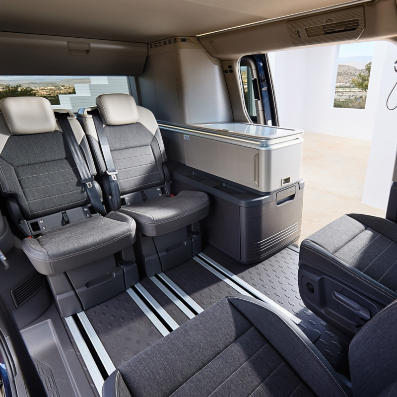 Aperçu de l’habitacle d’un VW California.